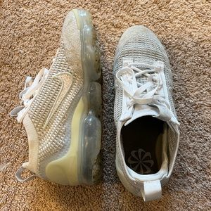 NIKE AIR VAPORMAX 2021 FLYKNIT OATMEAL SHOES TRAINERS